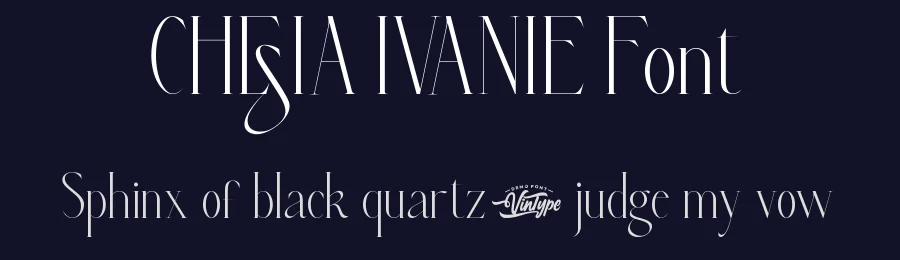 Chesia Ivanie Font by VinType — Display Font — thumbnail 2