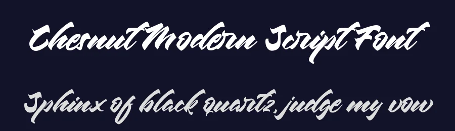 Chesnut Modern Script Font by typotopia — Script Handwritten Font — thumbnail 2