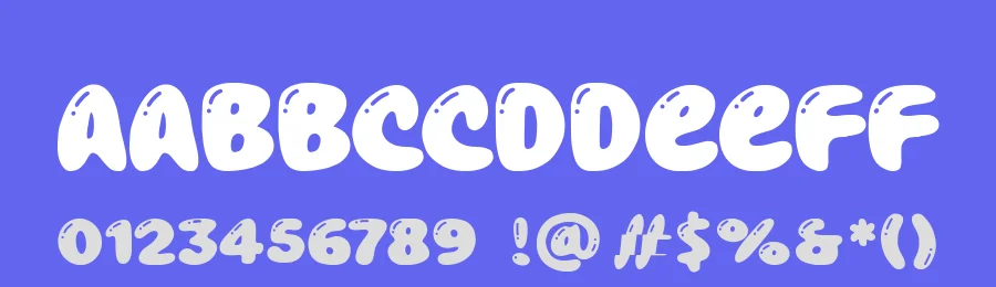 Chewy Bubblev Font by balpirick — Decorative Font — thumbnail 3