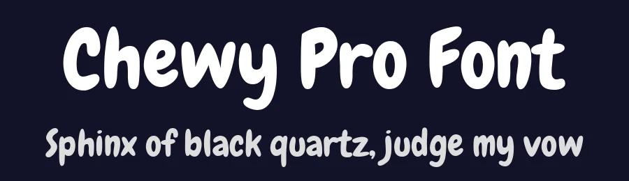Chewy Pro Font by Neapolitan Type — Script Handwritten Font — thumbnail 2