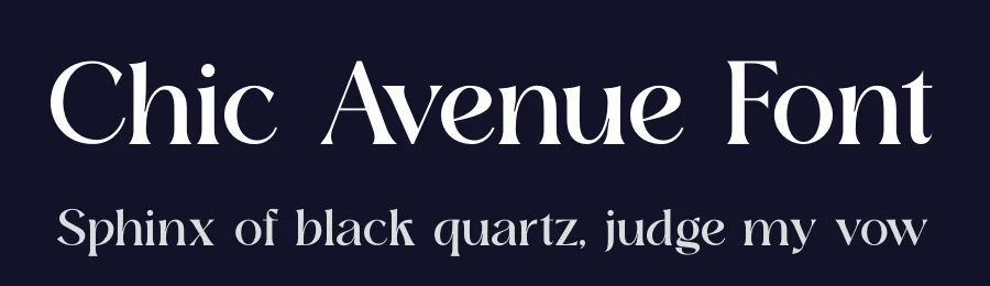 Chic Avenue Font by Zafiratype — Serif Font — thumbnail 2