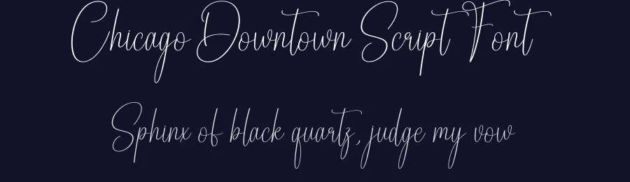 Chicago Downtown Script Font by creativeletter — Script Handwritten Font — thumbnail 2