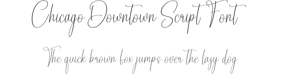 Chicago Downtown Script Font by creativeletter — Script Handwritten Font