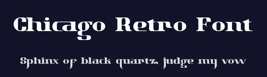 Chicago Retro Font by nestype — Serif Font — thumbnail 2
