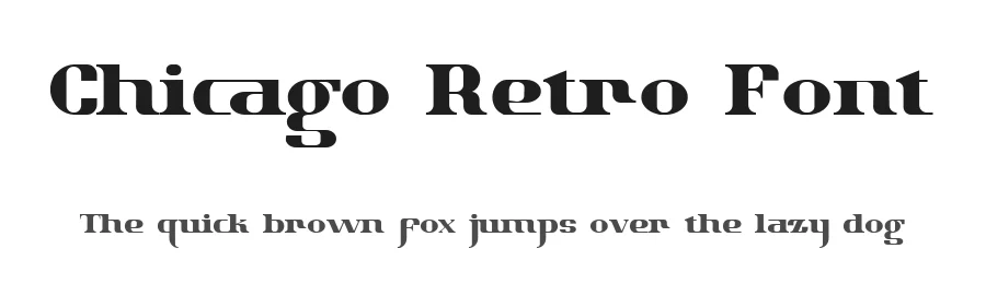 Chicago Retro Font by nestype — Serif Font