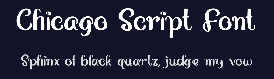 Chicago Script Font by Erik Studio — Script Handwritten Font — thumbnail 2