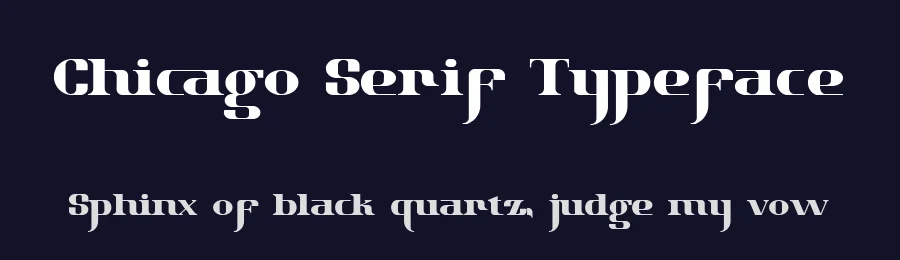 Chicago Serif Typeface by nestype — Serif Font — thumbnail 2
