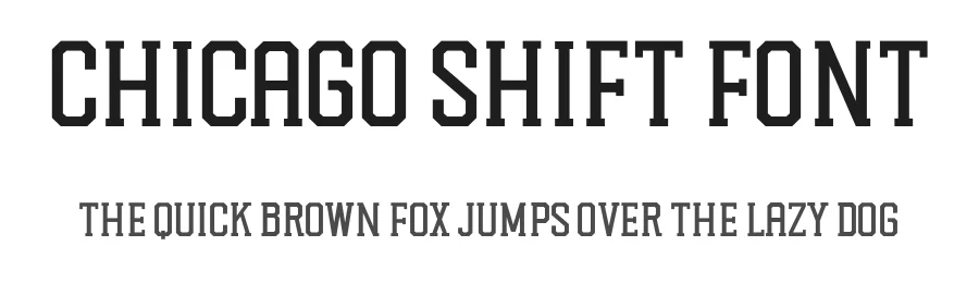 Chicago Shift Font by Letterhend Studio — Slab Serif Font