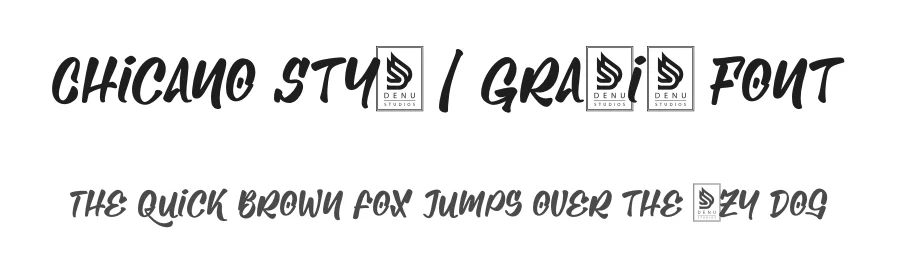 Chicano Style | Graffiti Font by Denustudios — Decorative Font