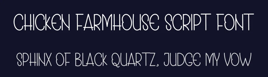 Chicken Farmhouse Script Font by inermediaSTUDIO — Display Font — thumbnail 2