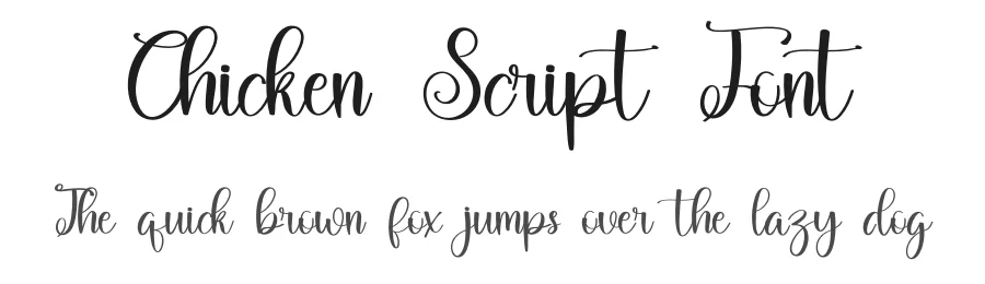 Chicken Script Font by inermediaSTUDIO — Script Handwritten Font