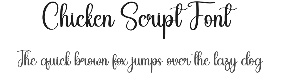 Chicken Script Font by andikastudio — Script Handwritten Font
