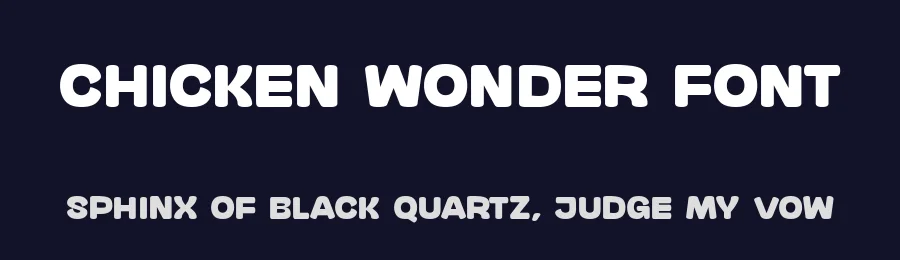 Chicken Wonder Font by Fikryal Studio — Sans Serif Font — thumbnail 2