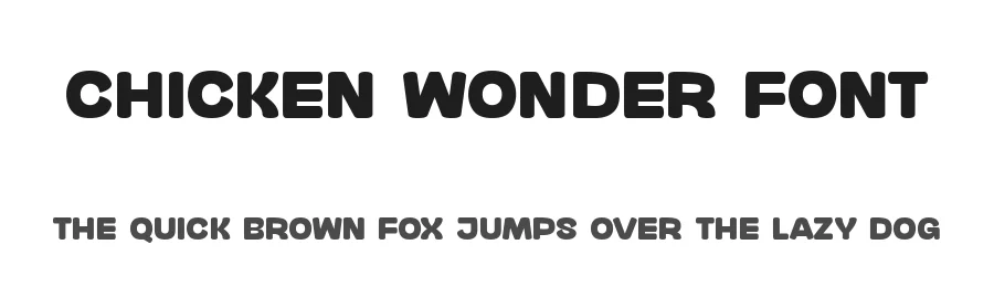 Chicken Wonder Font by Fikryal Studio — Sans Serif Font