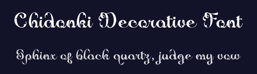 Chidonki Decorative Font by TypeClassHeroes — Blackletter Font — thumbnail 2