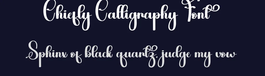 Chiefly Calligraphy Font by andikastudio — Script Handwritten Font — thumbnail 2