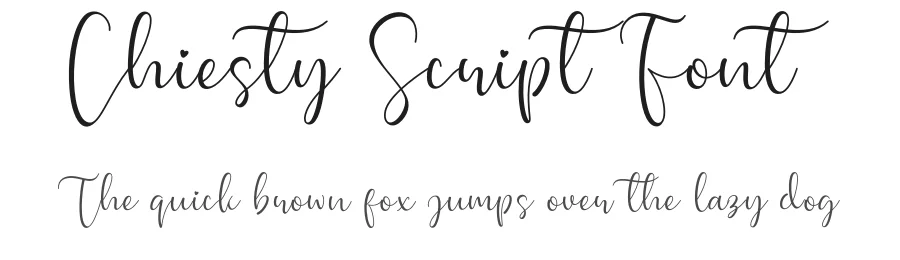 Chiesty Script Font by singapur21 β Script Handwritten Font