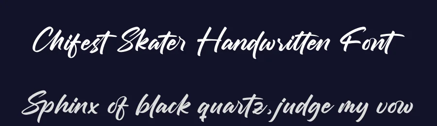 Chifest Skater Handwritten Font by stylishtype.co — Script Handwritten Font — thumbnail 2