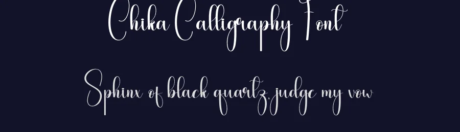 Chika Calligraphy Font by andikastudio — Script Handwritten Font — thumbnail 2