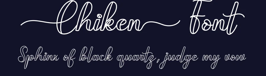 Chiken Font by Adeindrawan — Script Handwritten Font — thumbnail 2