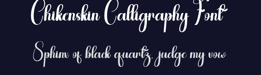 Chikenskin Calligraphy Font by andikastudio — Script Handwritten Font — thumbnail 2