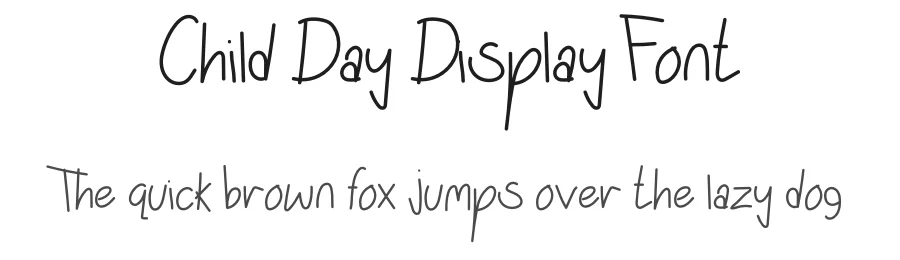 Child Day Display Font by levincreative — Decorative Font