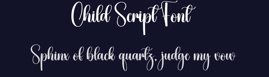 Child Script Font by creativeletter — Script Handwritten Font — thumbnail 2