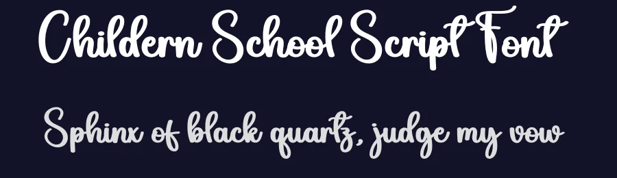 Childern School Script Font by andikastudio — Script Handwritten Font — thumbnail 2
