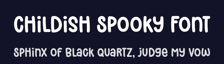 Childish Spooky Font by Dreamink Studio — Decorative Font — thumbnail 2