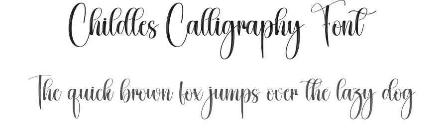 Childles Calligraphy Font by creativeletter — Script Handwritten Font