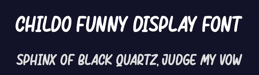 Childo Funny Display Font by Garisman Studio — Display Font — thumbnail 2