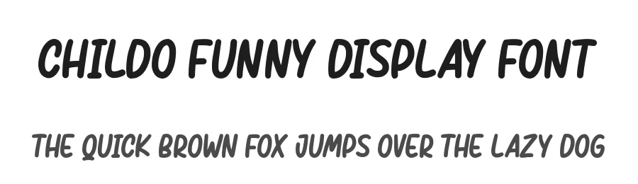 Childo Funny Display Font by Garisman Studio — Display Font