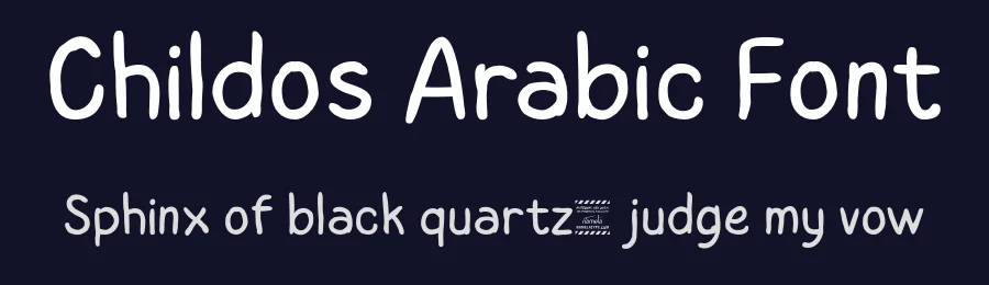 Childos Arabic Font by namelatype — Decorative Font — thumbnail 2