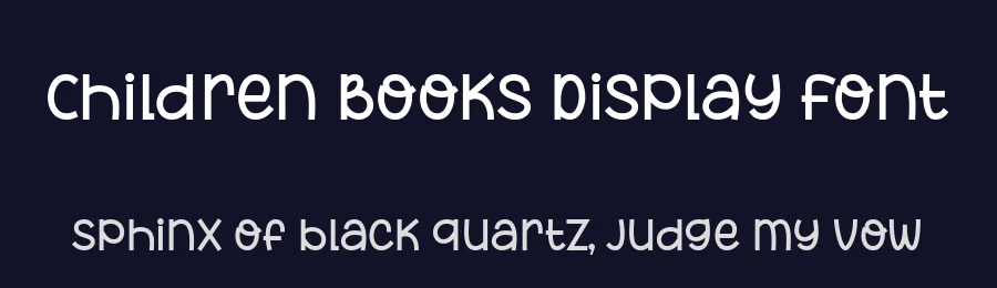 Children Books Display Font by kidsy graphic — Display Font — thumbnail 2