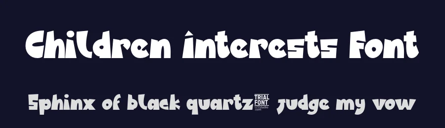 Children Interests Font by 177Studio — Display Font — thumbnail 2
