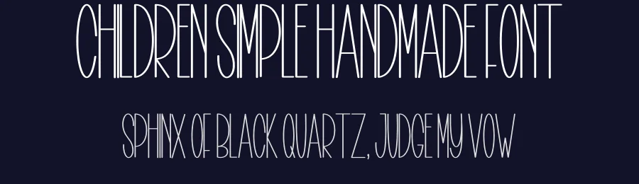 Children Simple Handmade Font by freshtypeink — Display Font — thumbnail 2