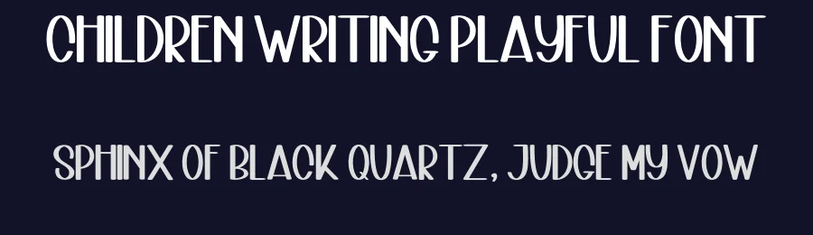 Children Writing Playful Font by inermediaSTUDIO — Display Font — thumbnail 2