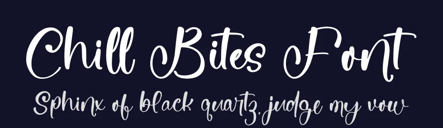 Chill Bites Font by stylishtype.co — Script Handwritten Font — thumbnail 2