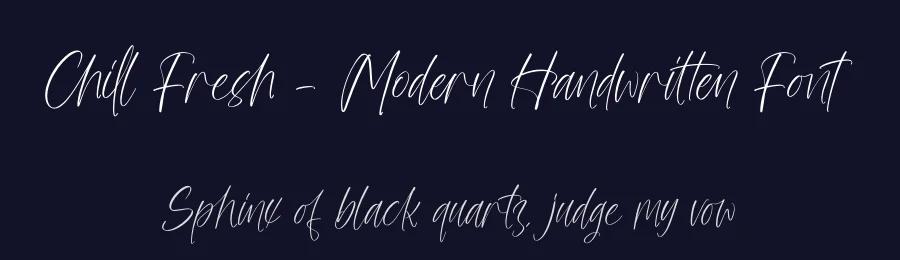Chill Fresh – Modern Handwritten Font by stylishtype.co — Script Handwritten Font — thumbnail 2