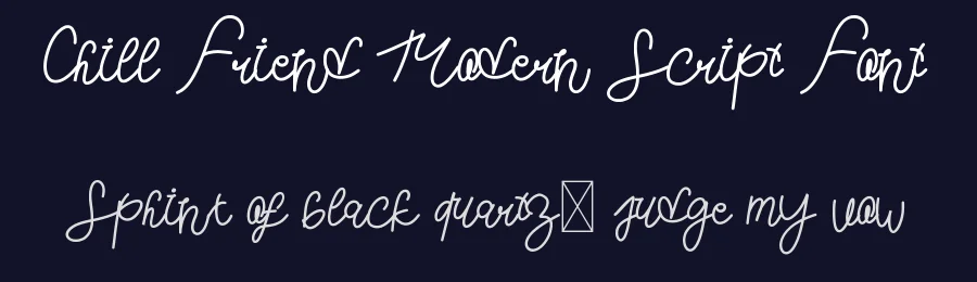 Chill Friend Modern Script Font by edricstudio — Script Handwritten Font — thumbnail 2