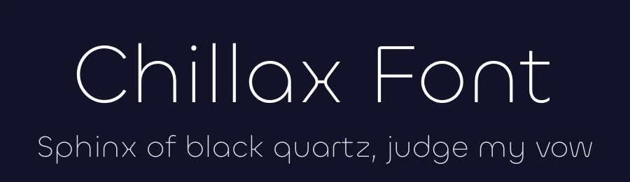 Chillax Font by Indian Type Foundry — Sans Serif Font — thumbnail 2