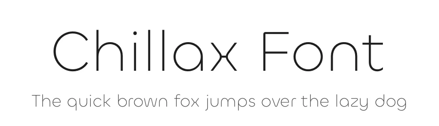 Chillax Font by Indian Type Foundry β Sans Serif Font