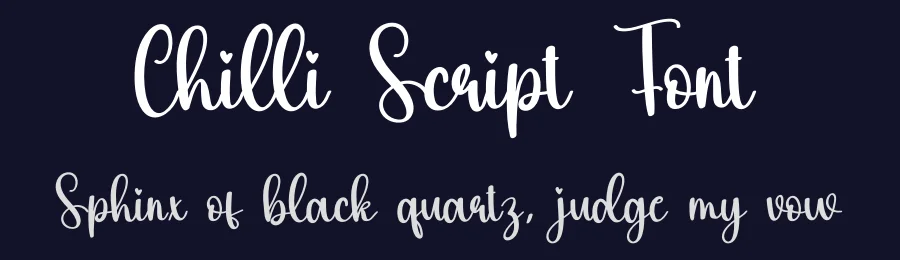 Chilli Script Font by creativeletter — Script Handwritten Font — thumbnail 2