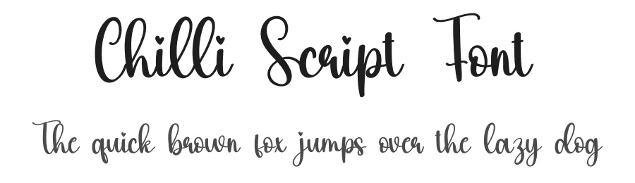 Chilli Script Font by creativeletter — Script Handwritten Font