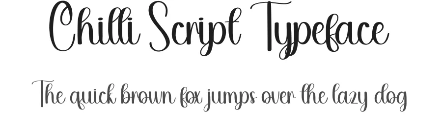 Chilli Script Typeface by andikastudio — Script Handwritten Font