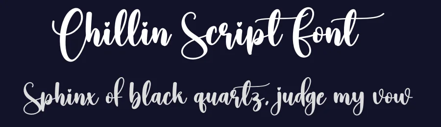 Chillin Script Font by creativeletter — Script Handwritten Font — thumbnail 2