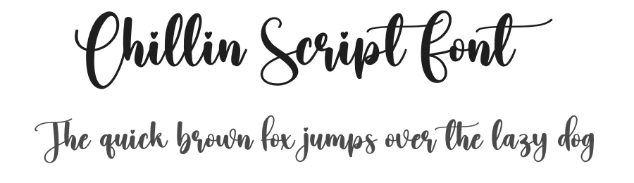 Chillin Script Font by creativeletter — Script Handwritten Font