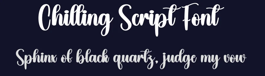 Chilling Script Font by creativeletter — Script Handwritten Font — thumbnail 2