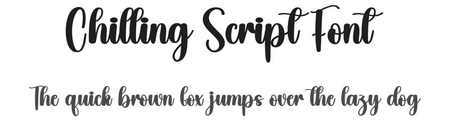 Chilling Script Font by creativeletter — Script Handwritten Font