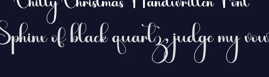 Chilly Christmas Handwritten Font by inermediaSTUDIO — Script Handwritten Font — thumbnail 2